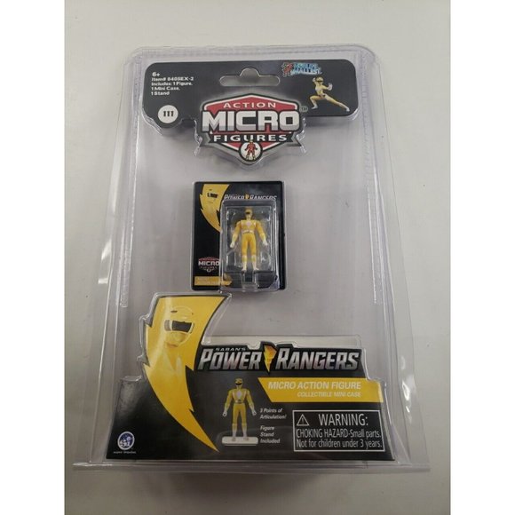 World's Smallest - Micro Action Figure - Saban's Power Rangers Yellow Ranger - Picture 1 of 3